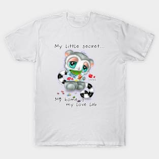 My little secret... My home is my love lab T-Shirt